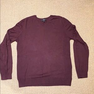 Marc Anthony V-Neck Sweater Men’s Large (Burgundy)